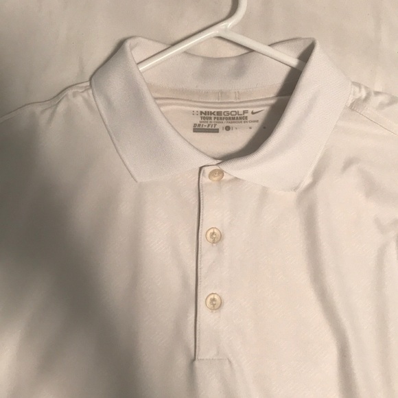 White nike golf polo size Large - Picture 2 of 2